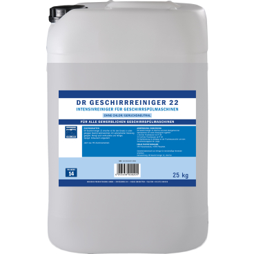 DR Gewerbe Spülmaschinenreiniger 22 chlorfrei 25 kg - Kanister - Bild-Darstellung des Produktes 1