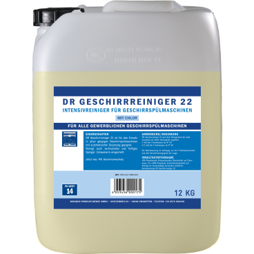 DR Gewerbe Spülmaschinenreiniger 22 12 kg - Kanister - Bild-Darstellung des Produktes 1