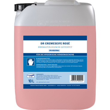 DR Cremeseife rose für Seifenspender 10 l - Kanister - Bild-Darstellung des Produktes 1