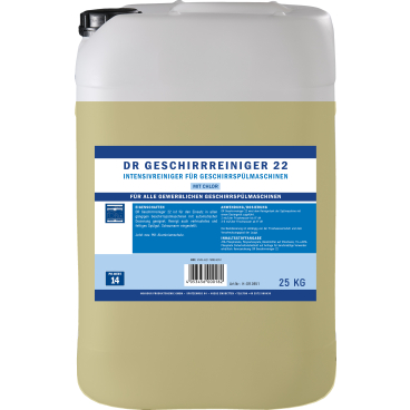 DR Gewerbe Spülmaschinenreiniger 22 25 kg - Kanister - Bild-Darstellung des Produktes 1