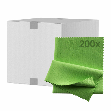 Mopptex Mikrofaser PU-TUCH, 35 x 40 cm 1 Karton = 200 Stück, grün - Bild-Darstellung des Produktes 1
