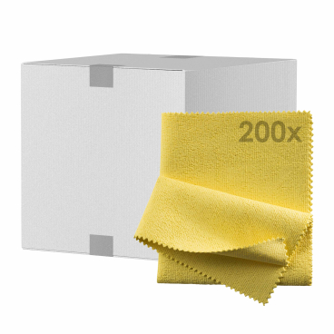 Mopptex Mikrofaser PU-TUCH, 35 x 40 cm 1 Karton = 200 Stück, gelb - Bild-Darstellung des Produktes 1