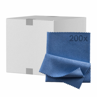 Mopptex Mikrofaser PU-TUCH, 35 x 40 cm 1 Karton = 200 Stück, blau - Bild-Darstellung des Produktes 1