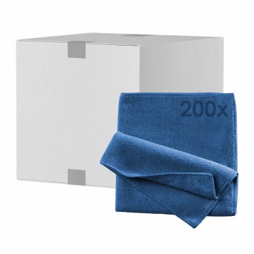 Mopptex Mikrofasertuch BASIC Professional, 40 x 40 cm 1 Karton = 200 Stück, blau - Bild-Darstellung des Produktes 1