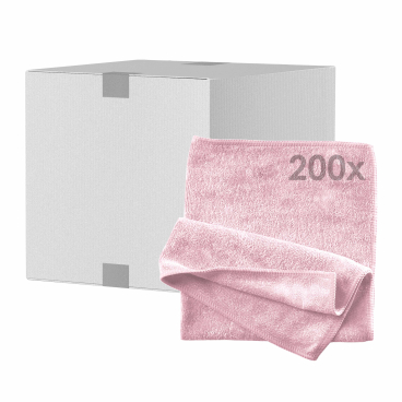 Mopptex Mikrofasertuch STRETCH, 40 x 40 cm 1 Karton = 200 Stück, rot - Bild-Darstellung des Produktes 1
