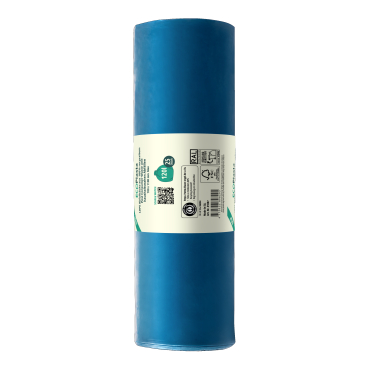 ECOPlasta Abfallsack 120 L, blau, 82 my 1 Karton = 6 Rollen à 25 Stück - Bild-Darstellung des Produktes 1