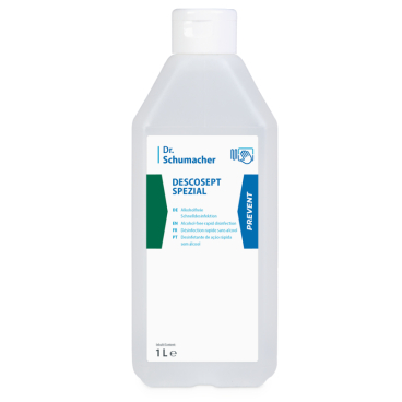 Dr. Schumacher DESCOSEPT SPEZIAL Schnelldesinfektion 1000 ml - Descoflexflasche - Bild-Darstellung des Produktes 1