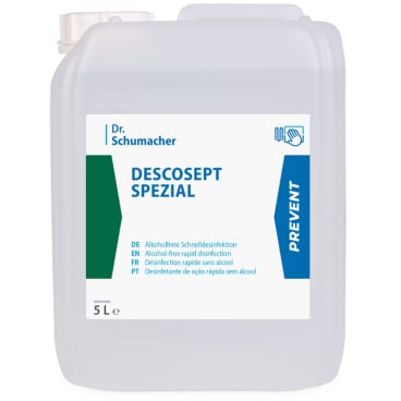 Dr. Schumacher DESCOSEPT SPEZIAL Schnelldesinfektion 5 l - Kanister - Bild-Darstellung des Produktes 1