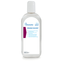 Dr. Schumacher GmbH Dr. Schumacher ORANGE SOLVENT Instrumentenreiniger, Reiniger für zahnmedizinisches Instrumentarium, 500 ml - PET Flasche 00-805-005