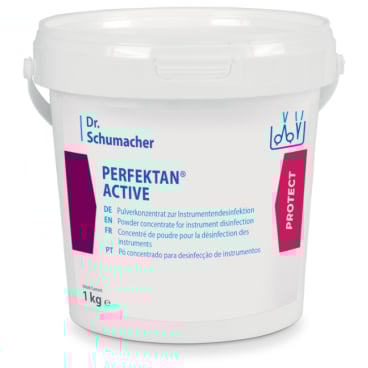 Dr. Schumacher Perfektan® active Instrumentendesinfektion 1000 g - Eimer (inkl. 20 g Dosierlöffel) - Bild-Darstellung des Produktes 1