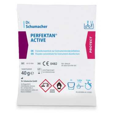 Dr. Schumacher Perfektan® active Instrumentendesinfektion 40 g - Beutel - Bild-Darstellung des Produktes 1