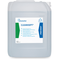 Dr. Schumacher GmbH Dr. Schumacher CLEANISEPT Flächendesinfektion, Konzentrat zur Flächendesinfektion und Reinigung, 10 l - Kanister 00-204-100