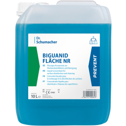 Dr. Schumacher GmbH Dr. Schumacher BIGUANID FLÄCHE NR Flächendesinfektion, Flüssiges Konzentrat zur Flächendesinfektion und Reinigung, 10 Liter - Kanister 00-201-100-02