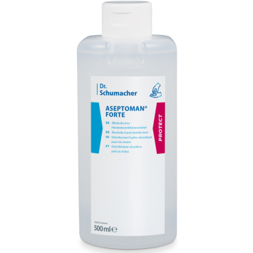 Dr. Schumacher Aseptoman® Forte Alkoholische Händedesinfektion 500 ml - Flasche - Bild-Darstellung des Produktes 1