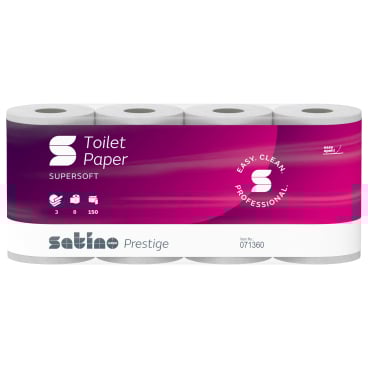 Sonderaktion Satino Prestige Toilettenpapier, 3-lagig, MT1 24 Packungen ...