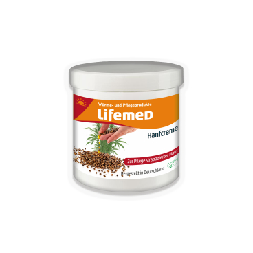Lifemed® Hanfcreme, natürliche Pflege für trockene Haut 250 ml Dose - Bild-Darstellung des Produktes 1