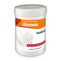 Lifemed GmbH Lifemed® Vaseline, Schützt und pflegt effektiv bei trockener, empfindlicher Haut, 125 ml Dose 99364