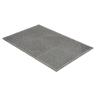ASTRA Graphic Deluxe Fußabtreter, rutschfest, ca. 45 × 75 cm Farbe: grau - Bild-Darstellung des Produktes 1
