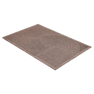 ASTRA Graphic Deluxe Fußabtreter, rutschfest, ca. 45 × 75 cm Farbe: sand - Bild-Darstellung des Produktes 1