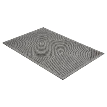 ASTRA Graphic Deluxe Fußabtreter, rutschfest, ca. 60 × 90 cm Farbe: grau - Bild-Darstellung des Produktes 1