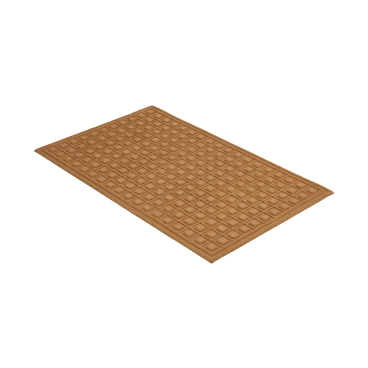 ASTRA Graphic Promo Fußmatte, Outdoor-Fußabtreter, ca. 45 × 75 cm Farbe: beige, Kästchen - Bild-Darstellung des Produktes 1