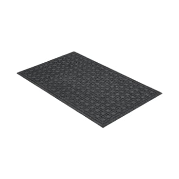 ASTRA Graphic Promo Fußmatte, Outdoor-Fußabtreter, ca. 45 × 75 cm Farbe: grau, Kästchen - Bild-Darstellung des Produktes 1