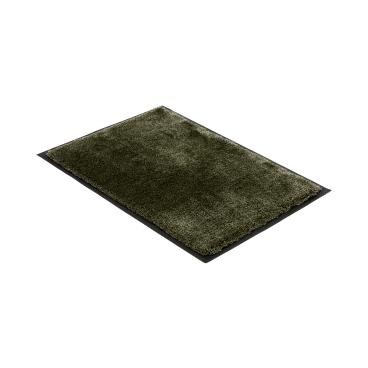 ASTRA Lava Sauberlaufmatte, recyceltes Material, ca. 40 × 60 cm Farbe: moosgrün, schwarz - Bild-Darstellung des Produktes 1
