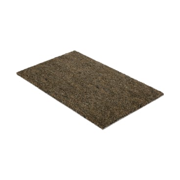 ASTRA Coco Shape Color Kokosmatte, rutschfest, ca. 45 × 75 cm Farbe: uni grau, meliert - Bild-Darstellung des Produktes 1