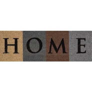 ASTRA Coco Style Indoor-Kokosmatte, Türmatte, ca. 25 × 75 cm Motiv: Home - Bild-Darstellung des Produktes 1