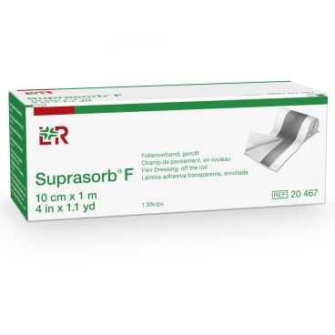 Suprasorb® F Folien-Wundverband, gerollt, unsteril 1 Rolle, Maße: 10 cm x 1 m - Bild-Darstellung des Produktes 1