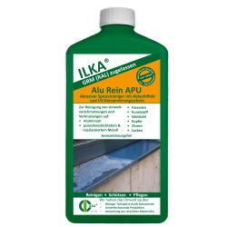 ILKA Chemie GmbH ILKA Alu Rein APU UV Konservierer mit GRM-Zulassung, Abrasiver Reiniger mit Ablaufeffekt und UV-Konservierungsschutz, 1 Karton = 12 Flaschen à 1 Liter 0305-001
