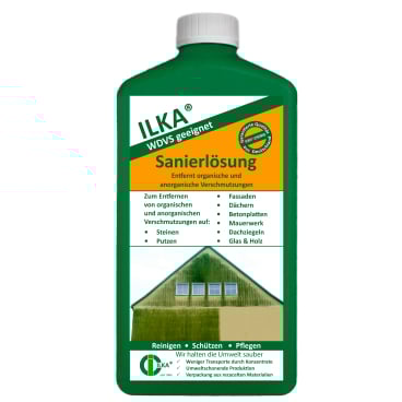 ILKA Sanierlösung Fassadenreiniger 1 Liter - Flasche - Bild-Darstellung des Produktes 1
