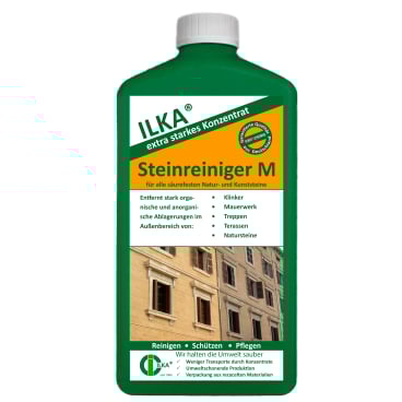 ILKA Steinreiniger M für Natur- und Klinkerfassaden 1 Liter - Flasche - Bild-Darstellung des Produktes 1