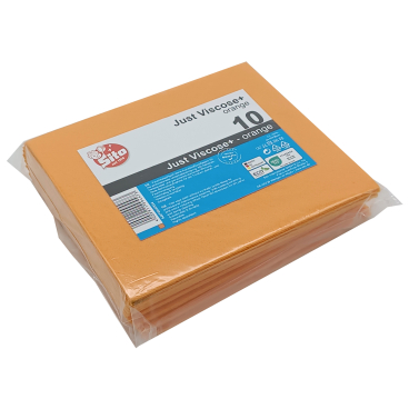 Sito Feuchtwischtuch Just Viscose +, ca. 40 x 35 cm 1 Packung = 10 Stück, Farbe: orange - Bild-Darstellung des Produktes 1