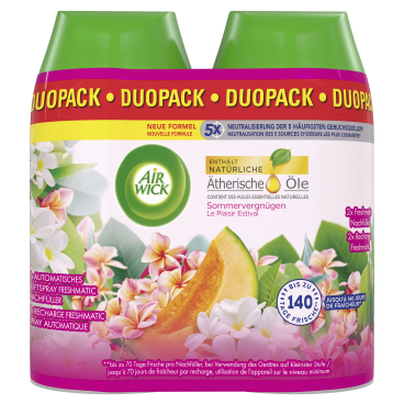 Air Wick Freshmatic Max Duo, Nachfüller, Sommervergnügen 1 Packung = 2 Sprühdosen à 250 ml - Bild-Darstellung des Produktes 1