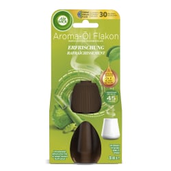 Reckitt Benckiser Deutschland GmbH Air Wick Aroma-Duftöl Flakon, erfrischender Duft, Nachfüller, Feiner Duftnebel mit angenehmem Duft mit langanhaltender Frische für jeden Raum, 20 ml - Flasche 3245067