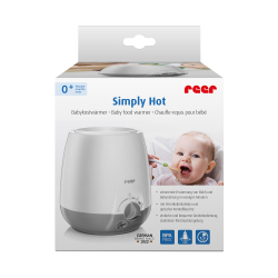 reer GmbH reer Simply Hot Babykostwärmer, Prakitscher Babykosterwärmer für alle Standard-Babyflaschen, 1x Babykostwärmer mit 90 cm Kabel 3310
