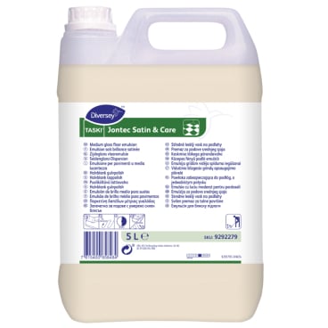 TASKI Jontec Satin & Care Bodenemulsion, glänzend 5 Liter - Kanister - Bild-Darstellung des Produktes 1