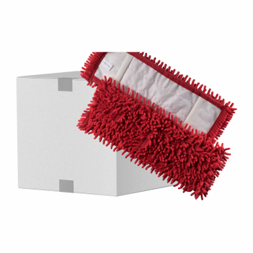 Mopptex Mikrofasermopp CHENILLE rot 1 Karton = 50 Stück, Breite: 40 - Bild-Darstellung des Produktes 1