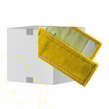 Mopptex Mikrofasermopp PREMIUM gelb 1 Karton = 50 Stück, Breite: 40 - Bild-Darstellung des Produktes 1