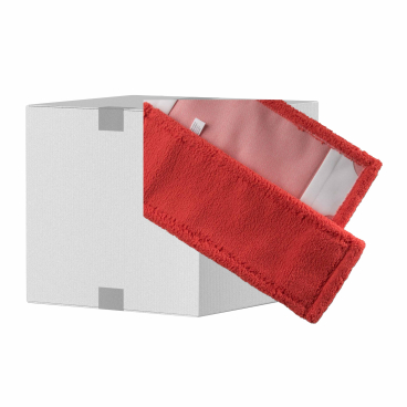 Mopptex Mikrofasermopp PREMIUM rot 1 Karton = 50 Stück, Breite: 50 - Bild-Darstellung des Produktes 1