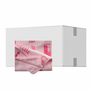 Mopptex Mikrofasertuch PIKTO, 40 x 40 cm 1 Karton = 200 Stück, rot - Bild-Darstellung des Produktes 1