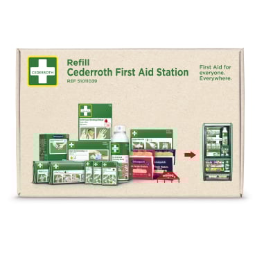Cederroth First Aid Station Nachfüllpaket Erste-Hilfe-Station 1 Set = 12 Teile - Bild-Darstellung des Produktes 1