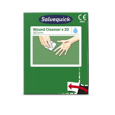 Cederroth Salvequick Wundreiniger 1 Packung = 20 Stück - Bild-Darstellung des Produktes 1