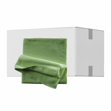 Mopptex Mikrofasertuch PREMIUM Professional, 40 x 40 cm 1 Karton = 200 Stück, grün - Bild-Darstellung des Produktes 1