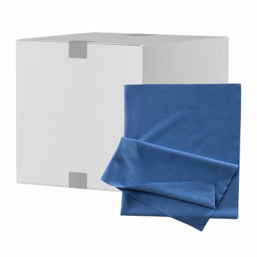 FILSAIN® Mikrofasertuch ELEGANCE 1 Karton = 20 Beutel à 10 Stück, blau - Bild-Darstellung des Produktes 1