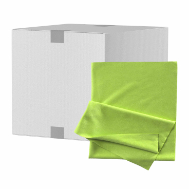 FILSAIN® Mikrofasertuch ELEGANCE 1 Karton = 20 Beutel à 10 Stück, grün - Bild-Darstellung des Produktes 1