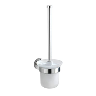 WENKO Bosio WC-Garnitur Edelstahl/ Glas - Bild-Darstellung des Produktes 1