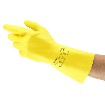 Ansell AlphaTec® 87-190 Handschuh, PSA Kategorie 3, gelb 1 Paar, Größe 6,5 - 7 - Bild-Darstellung des Produktes 1