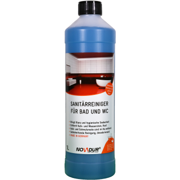 NOVADUR Sanitärreiniger für Bad und WC 1000 ml - Flasche - Bild-Darstellung des Produktes 1